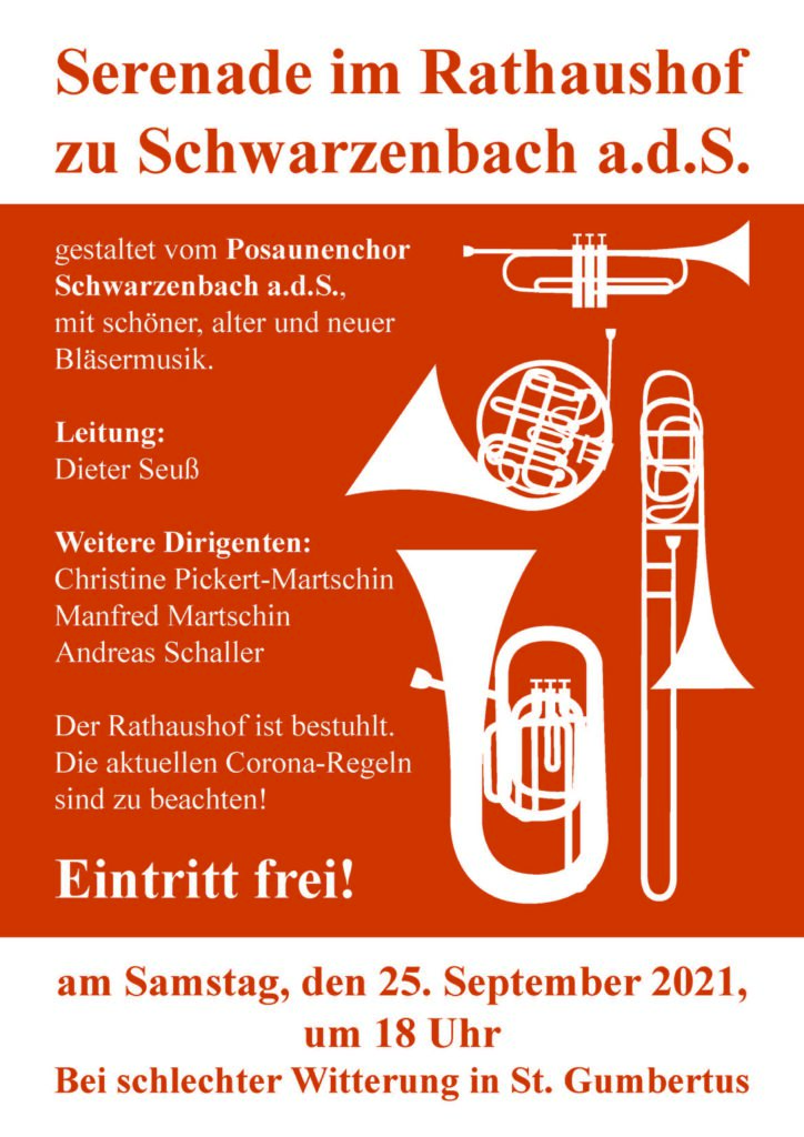 Plakat zur Serenade
