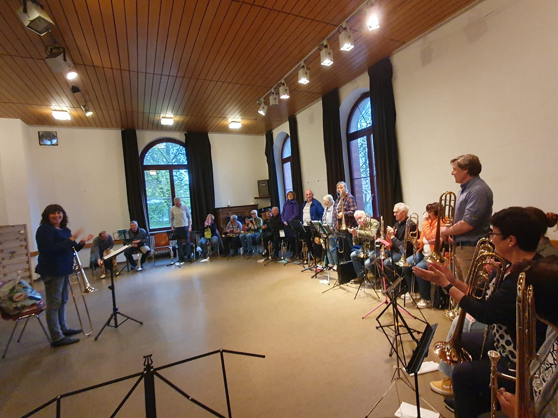 Bläser-Wochenende mit dem Woltersdorfer Posaunenchor
